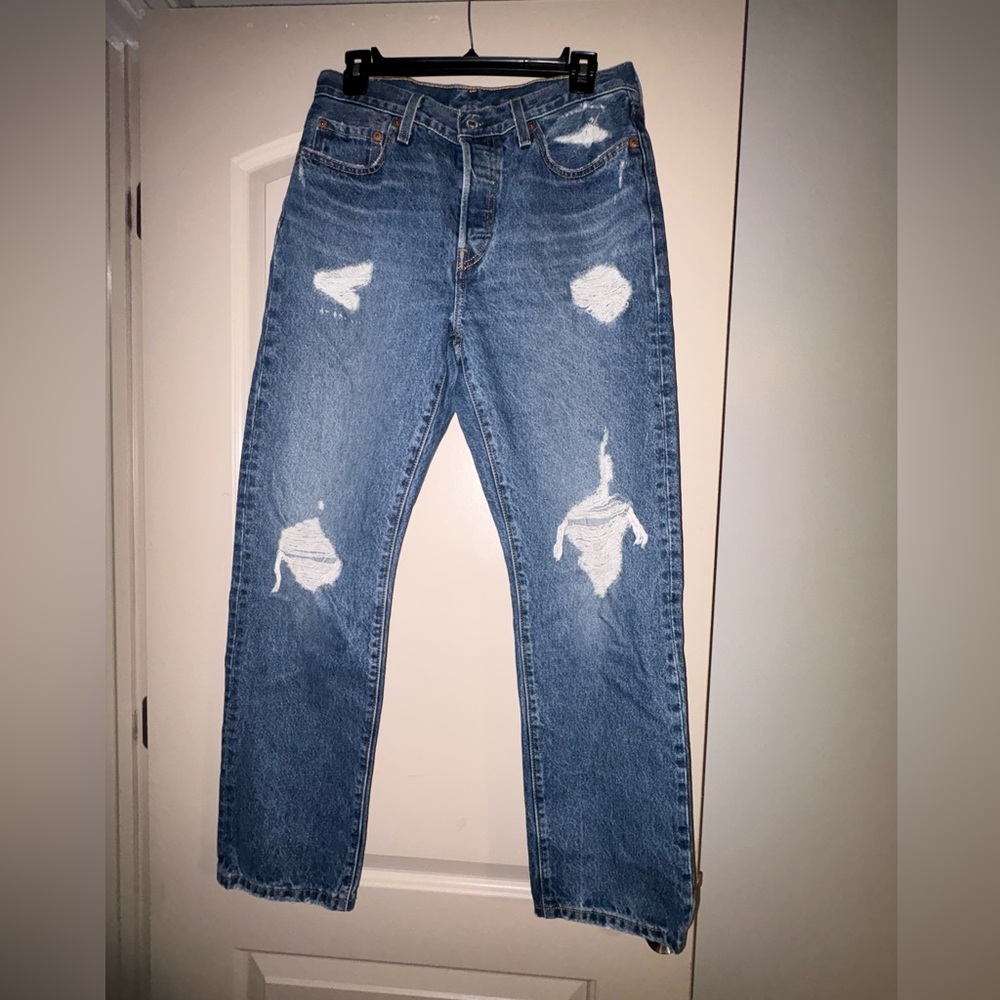 Levi's Women’s 501 Boyfriend Straight Jeans